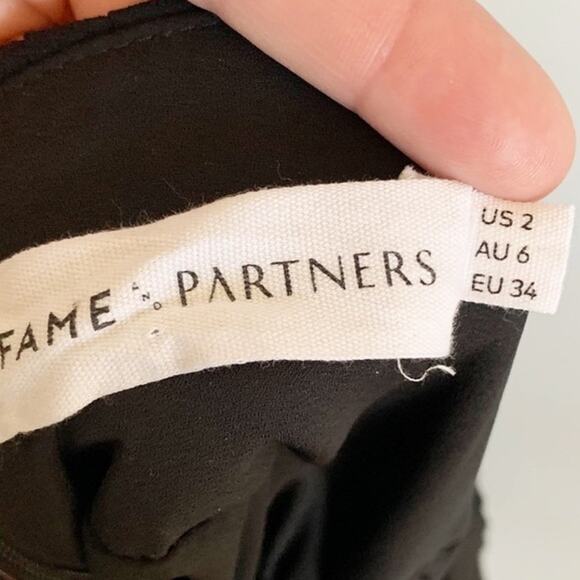 Fame and Partners The Felice Halter Maxi Dress 2 Black NEW - Picture 6 of 8